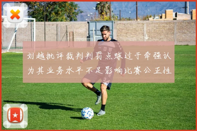刘越批评裁判判罚点球过于牵强认为其业务水平不足影响比赛公正性